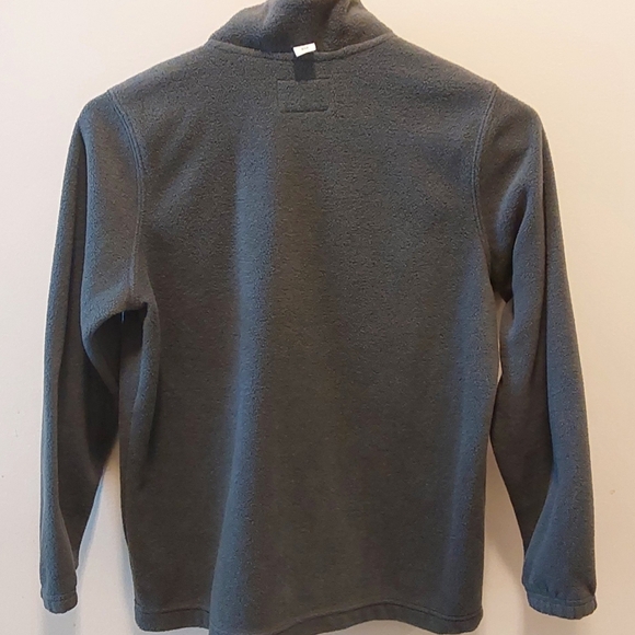 Gray and Green Hooded Jacket With Removable Liner - Picture 6 of 7